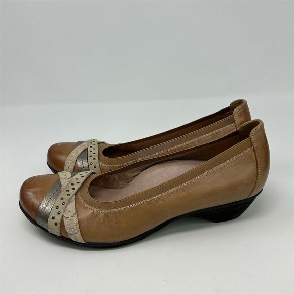 Abeo Bio Nellie Women's Orthopedic Casual Slip On Wedges Size 10 Neutral - Picture 6 of 14